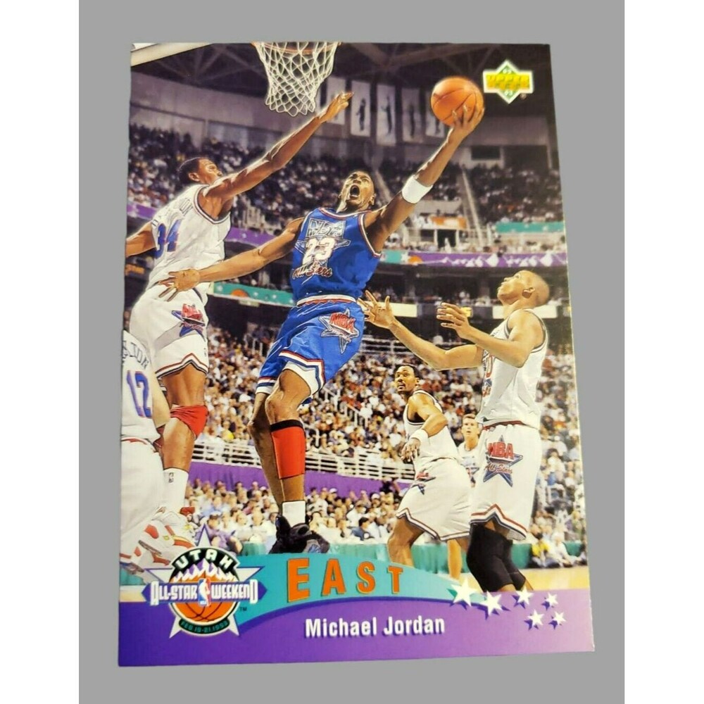 VTG 1992-93 Upper Deck MICHAEL JORDAN UTAH EAST All-Star Weekend NBA AS Card 425